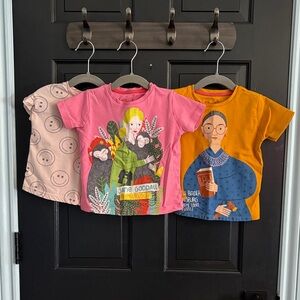 Colorful Graphic T-Shirts Set